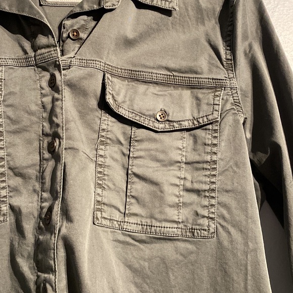 🆕WOT Sonoma Button down, deep army green XL - Picture 3 of 13